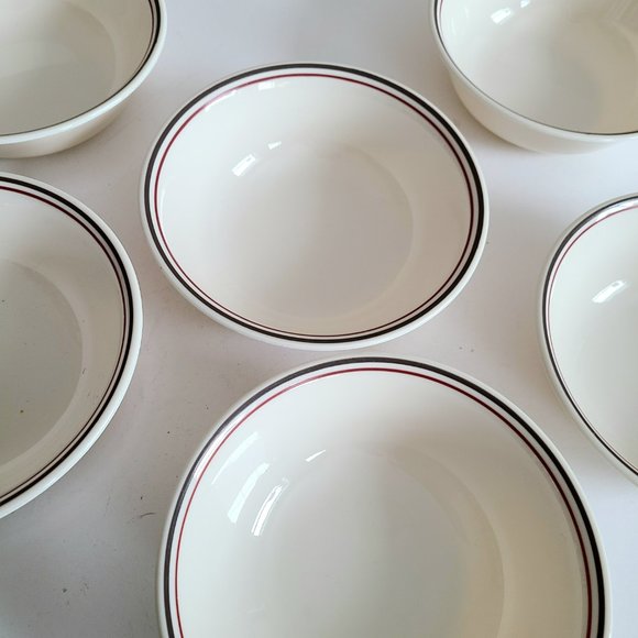Set of 6 vintage Kitu Corelle soup or cereal bowls. - Picture 1 of 5